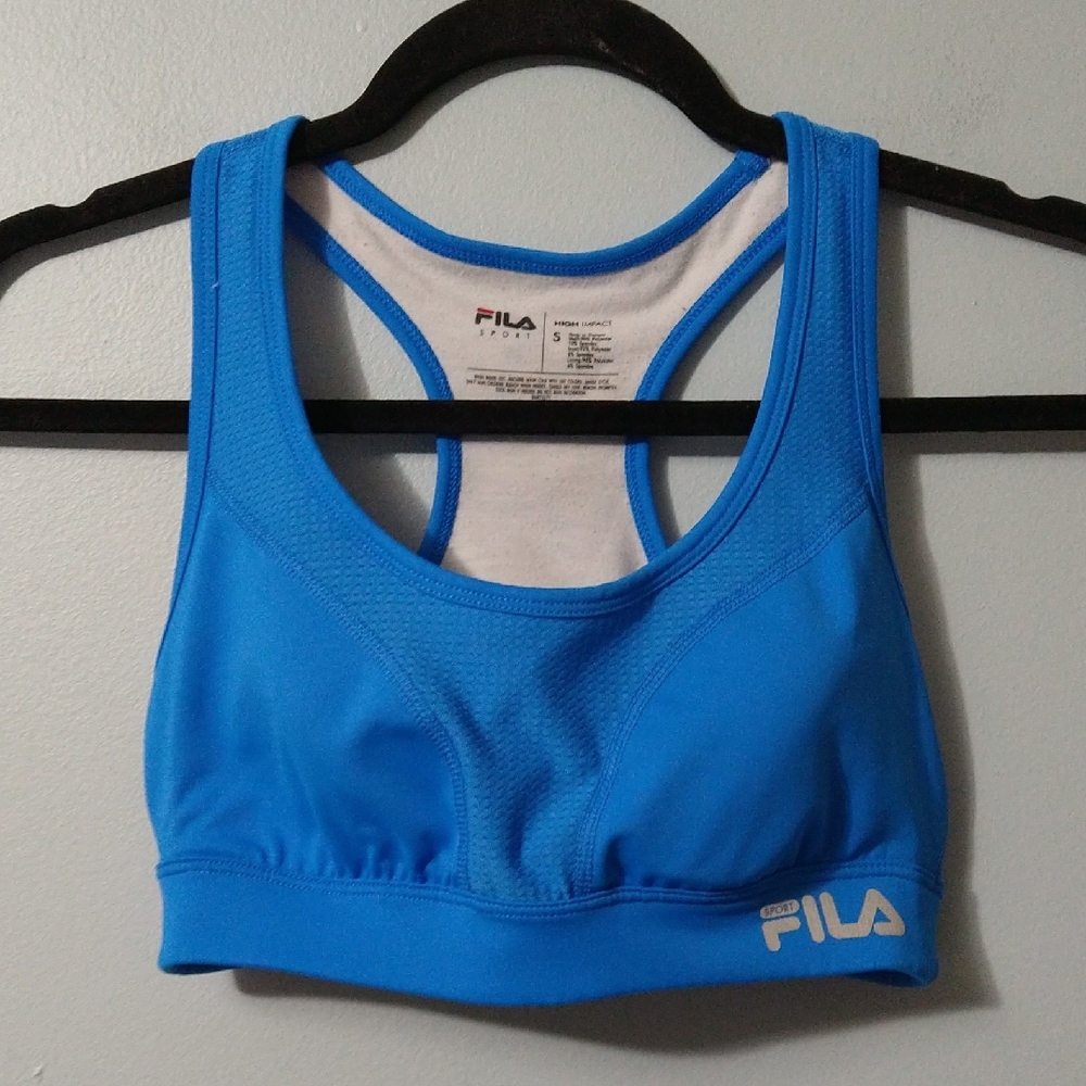 Sport Fila Performance Running Women's Blue Sports Bra Size S